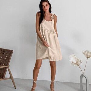 Hook bouquet waist high waist square collar show collarbone a skirt